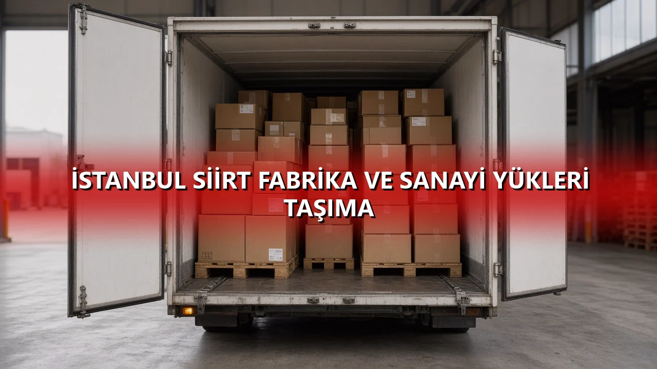 İstanbul Siirt Fabrika ve Sanayi Yükleri Taşıma